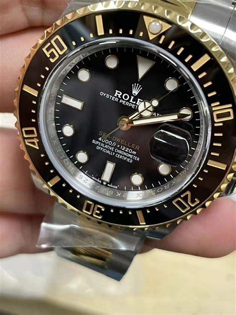 rolex sea dweller replica review|rolex sea dweller new price.